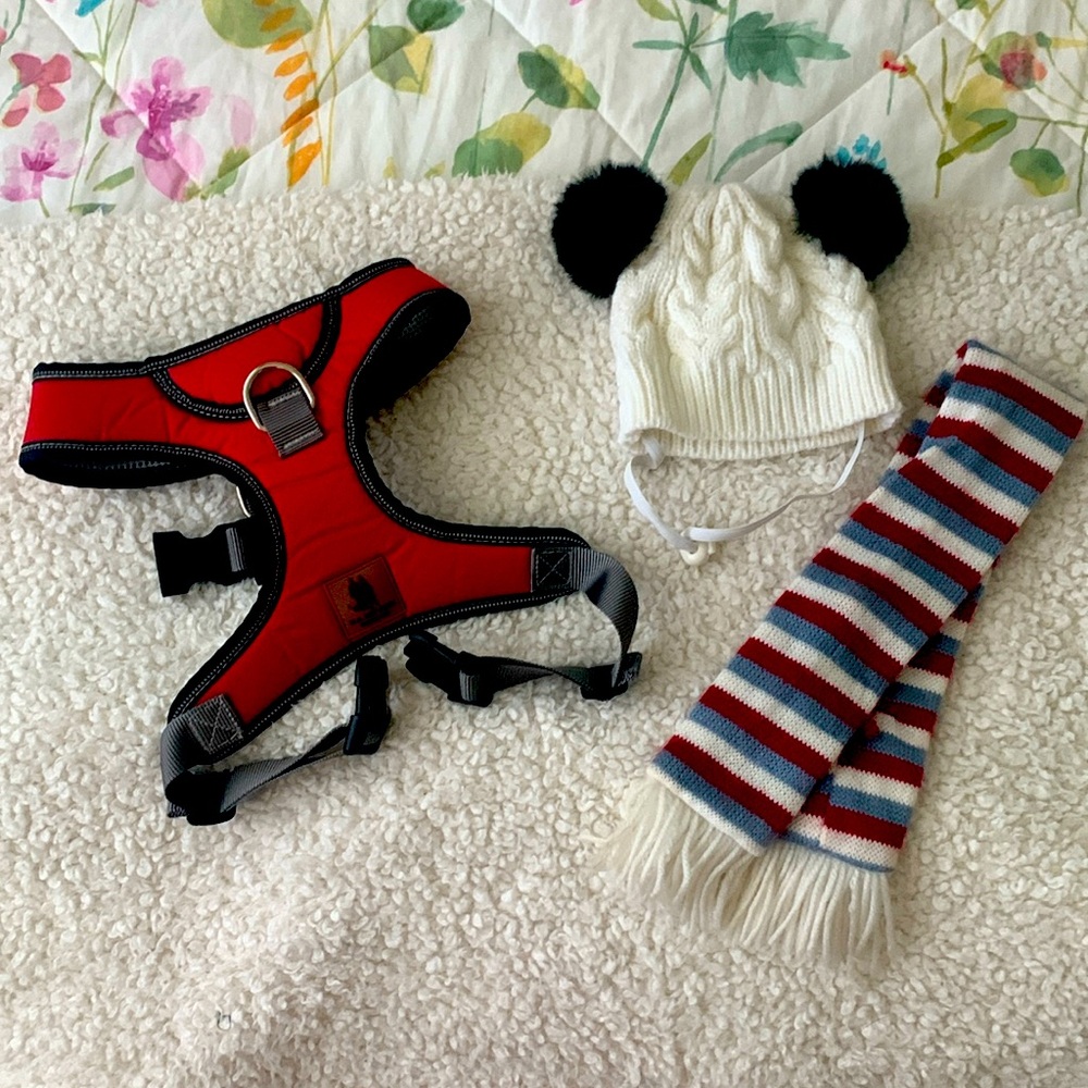 L Harness, Hat & Scarf